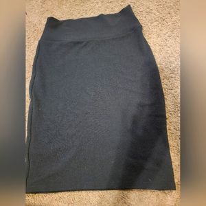 LuLaRoe Cassie Pencil Skirt Black Size Small
